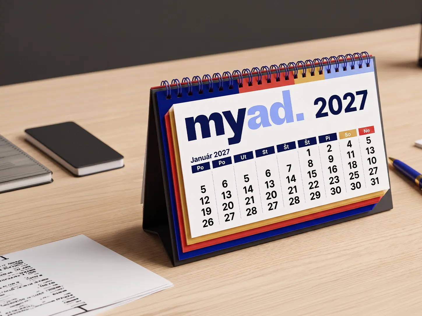 Firemné kalendáre na mieru na rok 2027: Prečo ich objednať už v septembri?